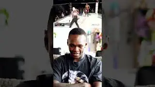 Israel Adesanya reacts to winning his FIRST mma title #ufc305 #adesanya #mma #laststylebender