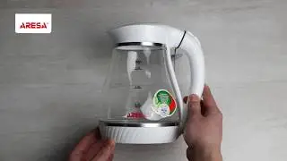 Распаковка чайника / Unpacking of kettle ARESA AR-3454