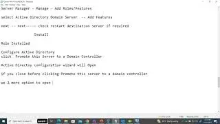 Install ADDS in Windows Server 2019