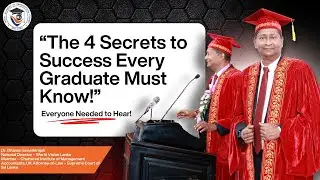 Powerful Graduation Speech 2025 | 4 Lessons for Success | Hard Work, Growth & Relationships #speech