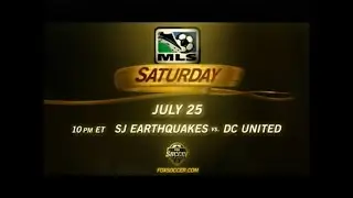 FOX Soccer Channel — "MLS Saturday" • San Jose Earthquakes vs. DC United promo (2009)