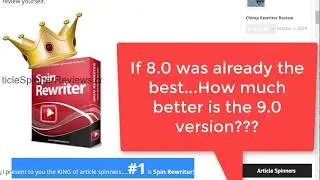 Spin Rewriter 9 0 Review Comparison Walkthrough Overview