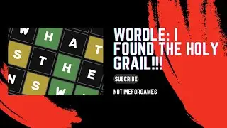 Wordle: I FOUND IT!!!