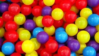 The Ball Pit Show & Gumball Banks for Learning Colors and Numbers Video - Children Educational Video