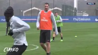 ZLATAN de retour à l'entrainement