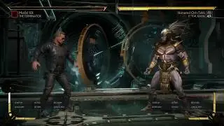 Mortal Kombat 11 Terminator Dark Fate Run Cancel Combo 1