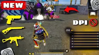 New Secret Headshot 🎯 Sensitivity Settings ⚙️ In Free Fire On 2GB,3GB,4GB  Ram Devices 📲