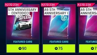 A9 - Lots of Events Today - Buying some BOS 5th Anniversary Packs