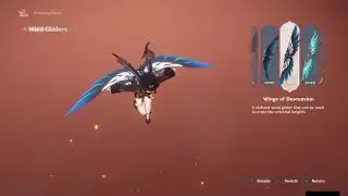 All 6 Wings Gliders Showcase Genshin