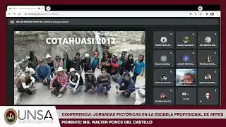 JORNADAS PICTORICAS EN LA ESCUELA PROFESIONAL DE ARTES - UNSA