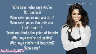 Who Says Lyrics By Selena Gomez