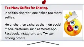 Digital Lesson 17: Observing safety when using digital devices: What is Selfitis?
