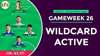 WILDCARD ACTIVE: DOUBLE GAMEWEEK 26 |  Blank GW 29 Plan | 63,171 Overall Rank | GW 24 |  FPL 2020/21