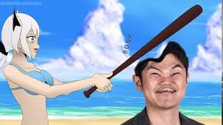 Fubuki smashing Yagoo's face (Animation)