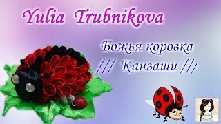 ★Божья коровка /// Канзаши★
