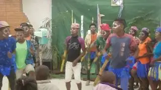 Malagasy Traditional bamboo stick dance