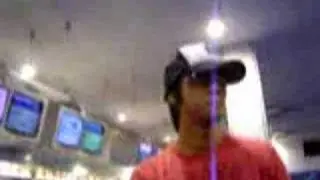 Meeting Leehom at the Australian Airport!!!