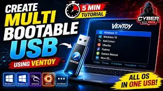 How to Create a Multi Bootable USB Using Ventoy (2026) | Windows, Kali Linux & More | 5 Min Tutorial