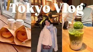 Tokyo, Japan Vlog 🇯🇵🎏 | donuts 🍩, fruit sandwich 🍓, cafes, traditional jap desserts, city bus tour 🚌