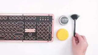 How to Apply Leather Cream to Your AZIO Retro Classic Keyboard