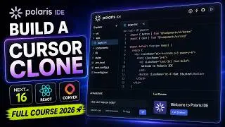 Build and Deploy a Cursor Clone | Next.js 16, React, Convex | Full Course 2026