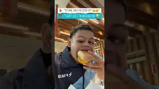 WHEN YOU’RE IN LOVE BUT FOOD COMES FIRST 🤣😭❤️🍔 #saltpapi #comedyshorts #foodie