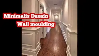 Wall moulding gypsum Desain, Minimalis elegan