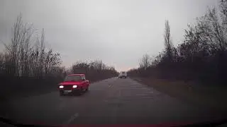 Опасный обгон за Галициново