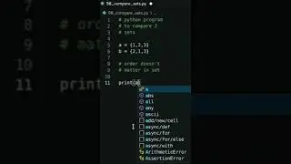 Python Program To Compare Two Sets | Python Set | Compare | Tech Blooded | 