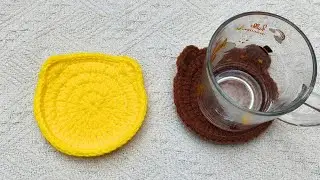 How to Crochet a Cat Coaster | Beginners-friendly Step by Step Guide