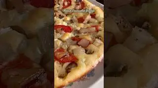 Пицца 🍕 #пицца #еда #вкусно #домашняяеда #счастливаяулитка