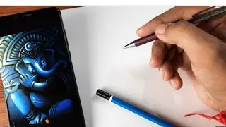 Lord Ganesha drawing | ganpati bappa drawing | timelapse video