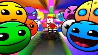 Geometry Dash Greem Family And Angry Munci Family Nextbot Gmod