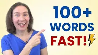 ⚡ Learn 100 English words FAST!