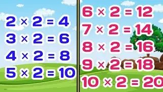 Multiplication table of 2 To 10 || Table for kids || Table of 2 To Table of 10 