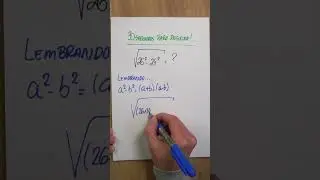 MÉTODO NINJA PARA ACHAR A RAIZ QUADRADA! 🥷🏽🥷🏽🥷🏽