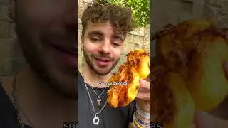 🥨 Pruebo la TRENZA del REYNO en PAMPLONA #romancito #viajes #shorts #comidaespañola #navarra #españa