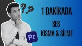 Premiere Pro: Sesi Kapatma ve Silme | 1 Dakikada