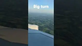 plane big turn! #shortsfeed #shorts #short #subscribe #sub #youtube #plane #fly #big #scary #wow