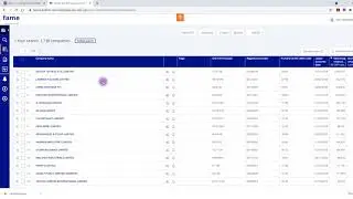 Exporting your results from Fame for further analysis