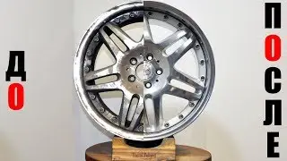 Покраска и полировка двусоставных дисков Brabus R19