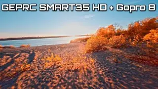 🍁 Золотая Осень! FPV Дрон GEPRC SMART 35 HD + Naked Gopro 8 🔥