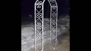 Свадебная арка для выездной церемонии