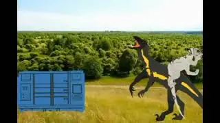 Индораптор VS Атроцираптор призрак(анимация)