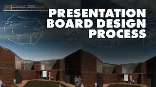 Architecture Presentation Board Design Process - Photoshop