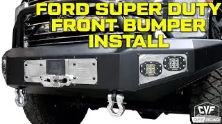 Ford Super Duty Front Bumper Install