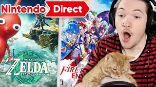 ZELDA: TEARS OF THE KINGDOM, NEW FIRE EMBLEM & PIKMIN 4??? - Nintendo Direct 9.13.22 Reactions!