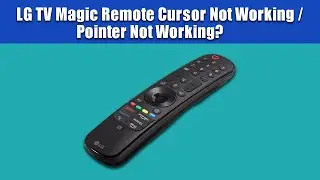 LG TV Magic Remote Cursor Not Working / Pointer Not Working?