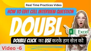 #ExcelVideo6 || Double Click Action on Cell || Excel Toutrial || Playlist excel || Excel || vlookup