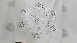17×9 kambi kolam design❤#kambikolam #kolamdesigns #kolam @babycrow9433